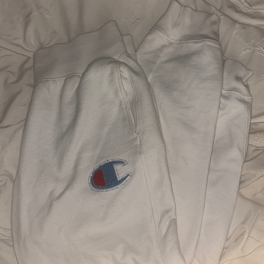 Vintage Champion sweatpant joggers, barley worn size M, reservable comfy band